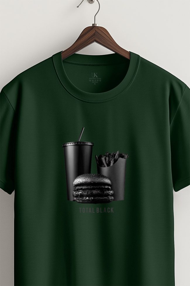 Total Black Mood, T-Shirt σε Πράσινο Χρώμα