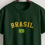 Viva Brasil, T-Shirt σε Πράσινο Χρώμα