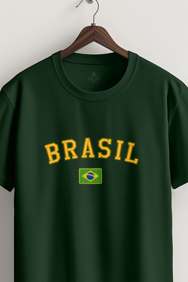Viva Brasil, T-Shirt σε Πράσινο Χρώμα