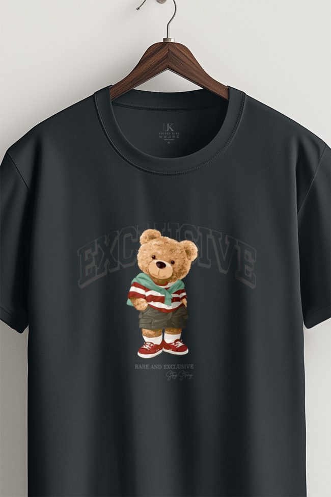 Exclusive Teddy, T-Shirt σε Iron Grey Χρώμα