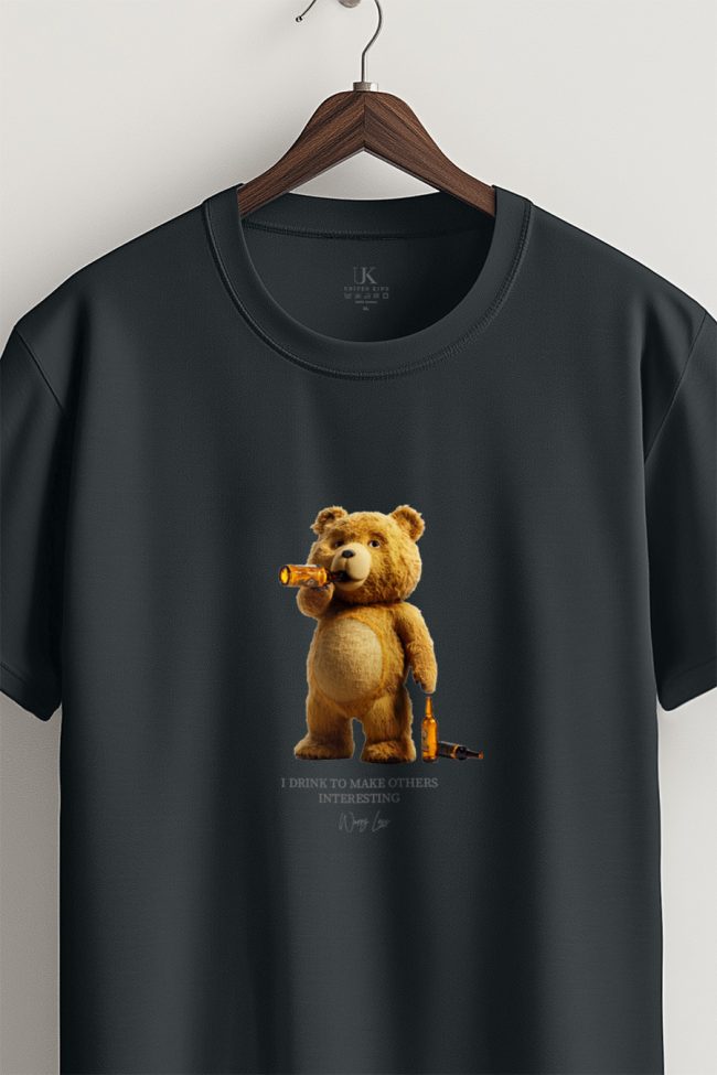 Creative Thinking Teddy, T-Shirt σε Iron Grey Χρώμα