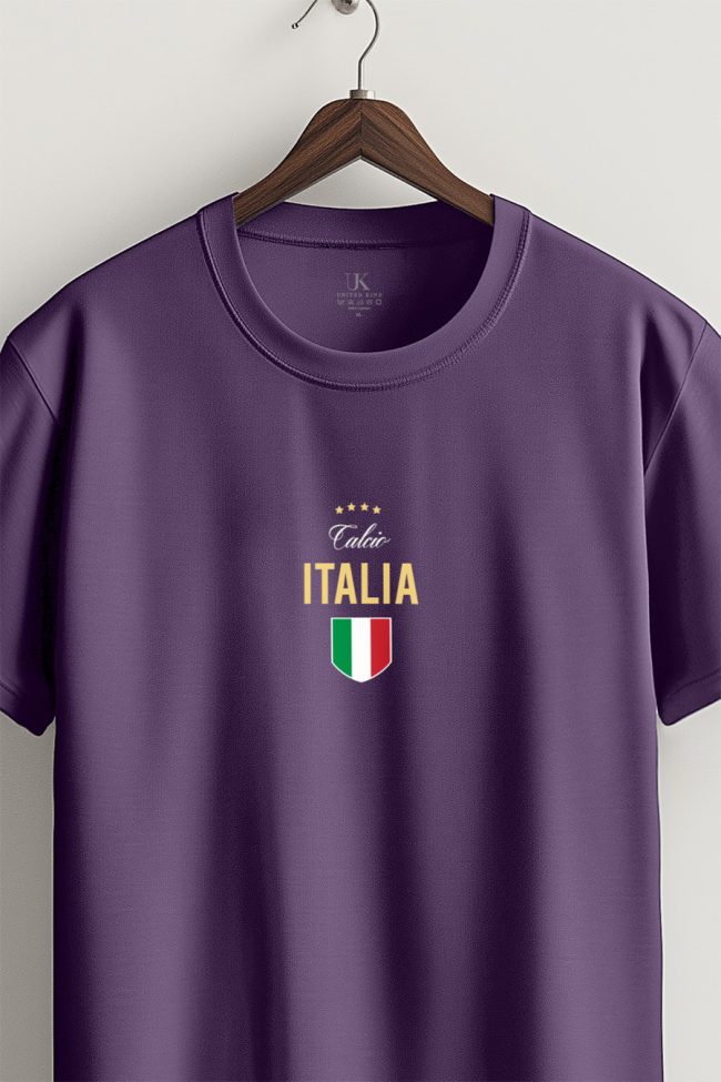 Calcio Italia, T-Shirt σε Μωβ Χρώμα