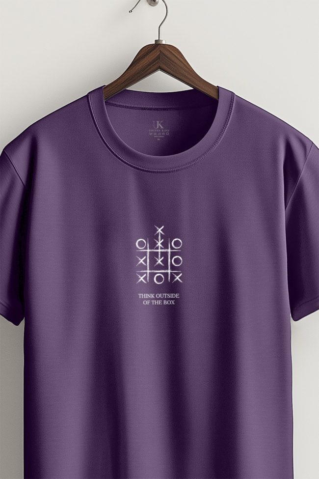 Think Outside The Box, T-Shirt σε Μωβ Χρώμα