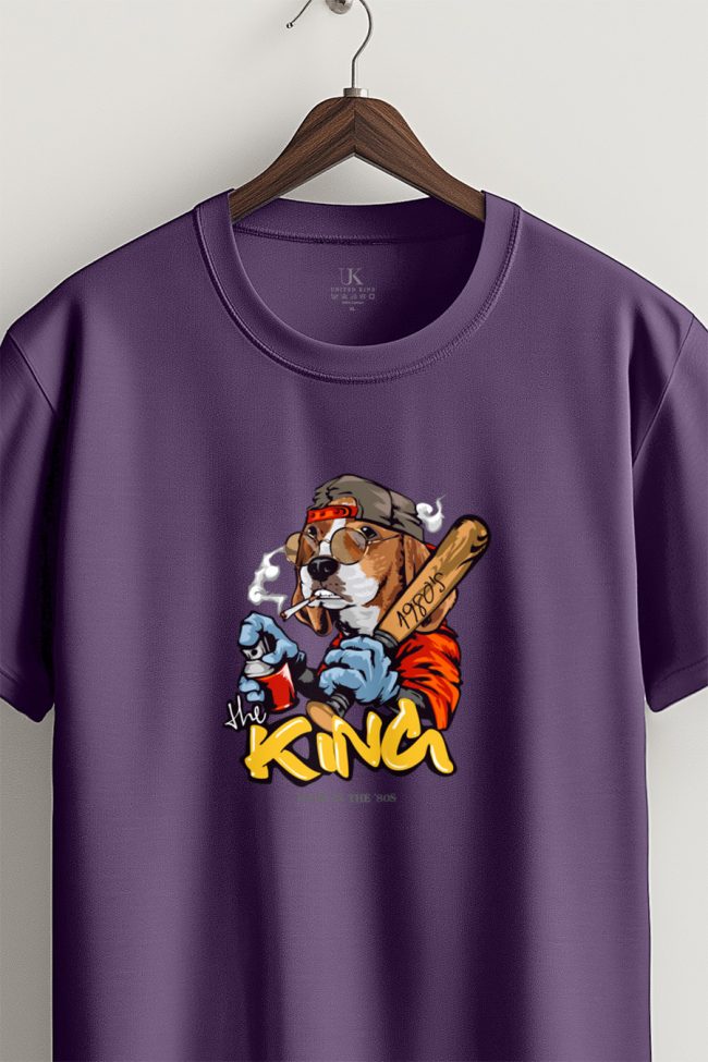 80S Woofy, T-Shirt σε Μωβ Χρώμα