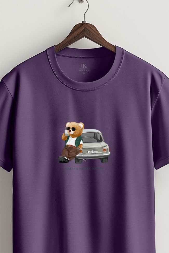 Making Money Moves Teddy, T-Shirt σε Μωβ Χρώμα