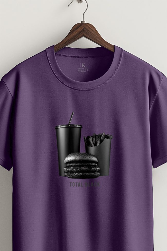 Total Black Mood, T-Shirt σε Μωβ Χρώμα