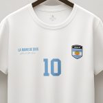 Argentina 10, T-Shirt σε Λευκό Χρώμα