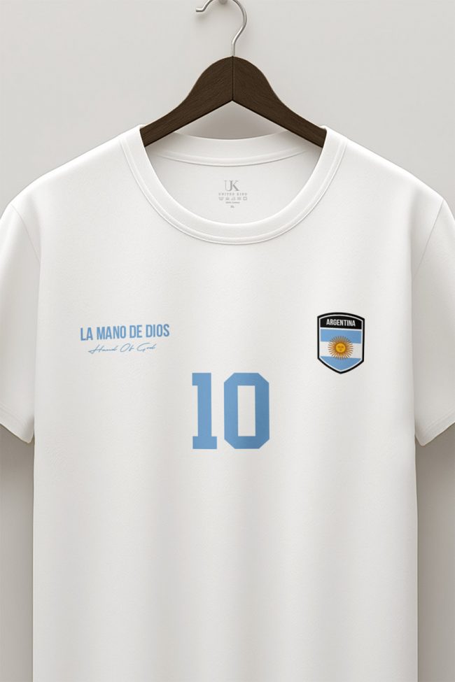 Argentina 10, T-Shirt σε Λευκό Χρώμα
