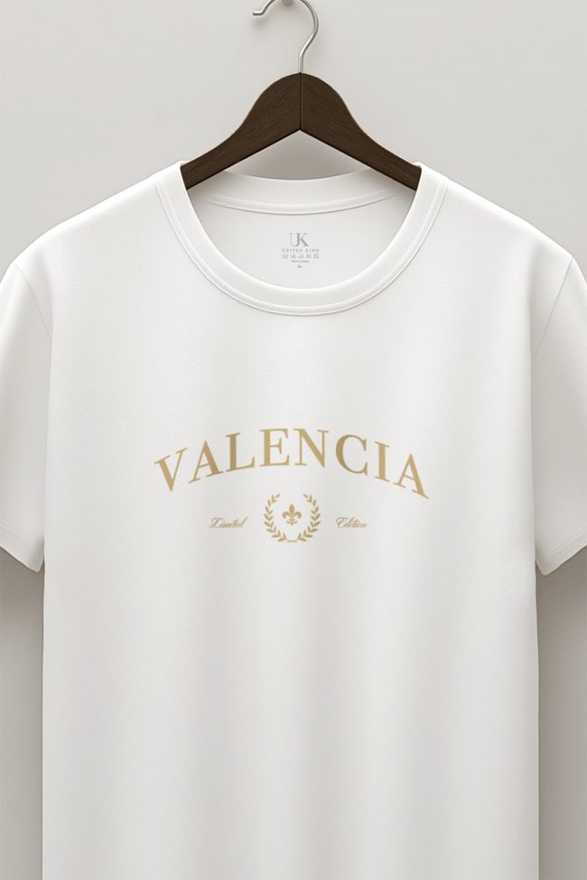 Valencia Signature, T-Shirt σε Λευκό Χρώμα