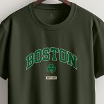 Boston Legacy, T-Shirt σε Χακί Χρώμα