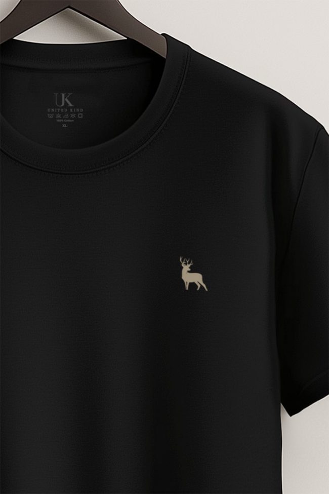Buck, T-Shirt σε Μαύρο Χρώμα