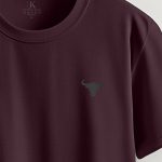Bull Noir, T-Shirt σε Μπορντώ Χρώμα