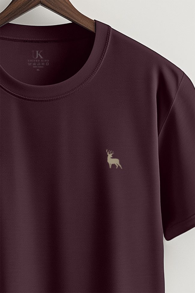 Buck, T-Shirt σε Μπορντώ Χρώμα