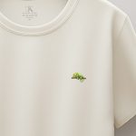 Iguana Textured, T-Shirt σε Εκρού Χρώμα