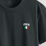 Italia Vintage Flag, T-Shirt σε Iron Grey Χρώμα