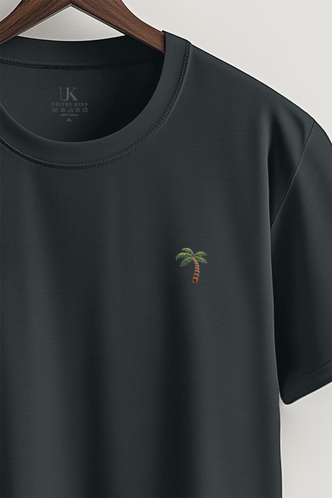 Palm Tree Vibes, T-Shirt σε Iron Grey Χρώμα
