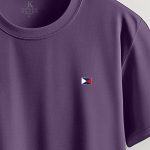 Tricolor Crest, T-Shirt σε Μωβ Χρώμα