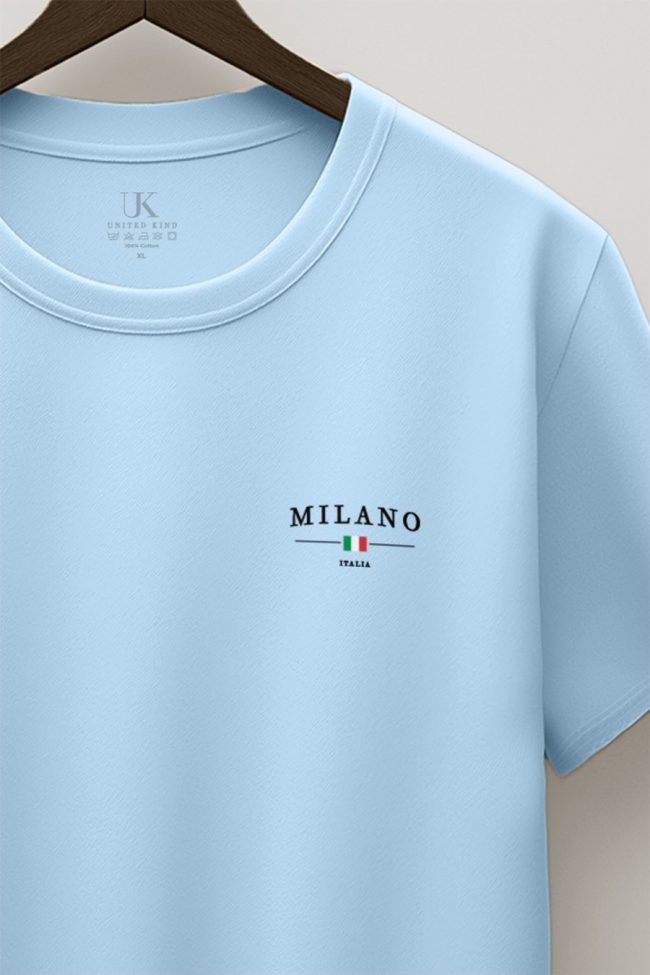 Milano Tradizione, T-Shirt σε Γαλάζιο Χρώμα