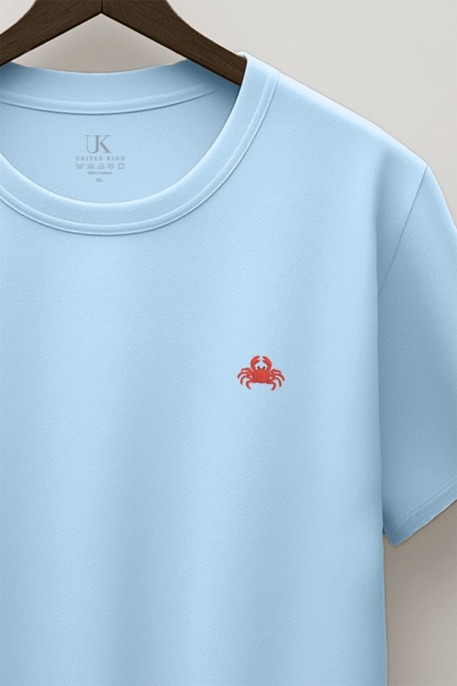 Crab, T-Shirt σε Γαλάζιο Χρώμα