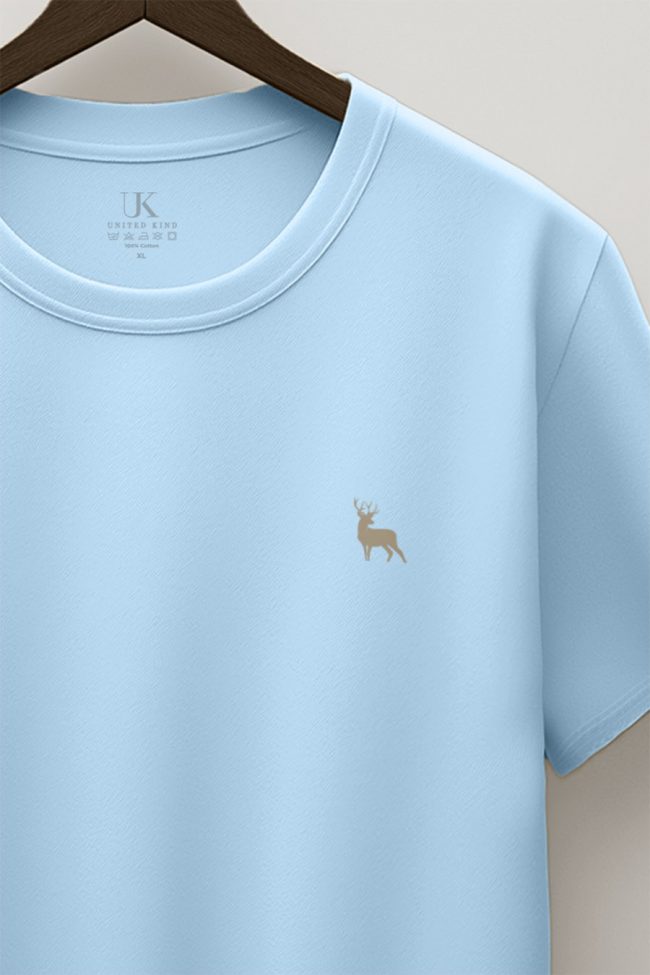 Buck, T-Shirt σε Γαλάζιο Χρώμα