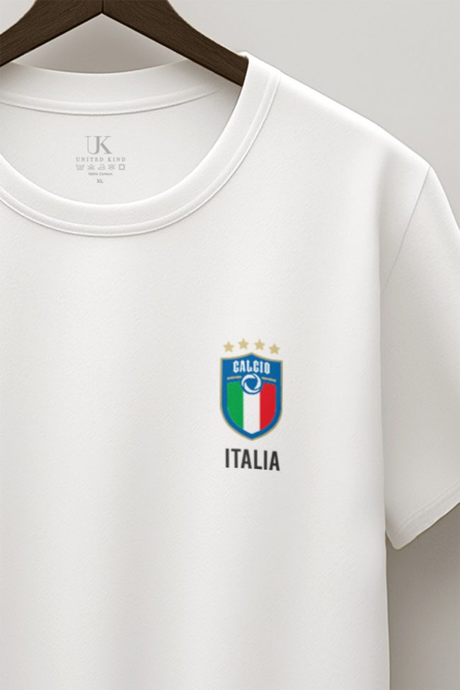Calcio Vintage, T-Shirt σε Λευκό Χρώμα