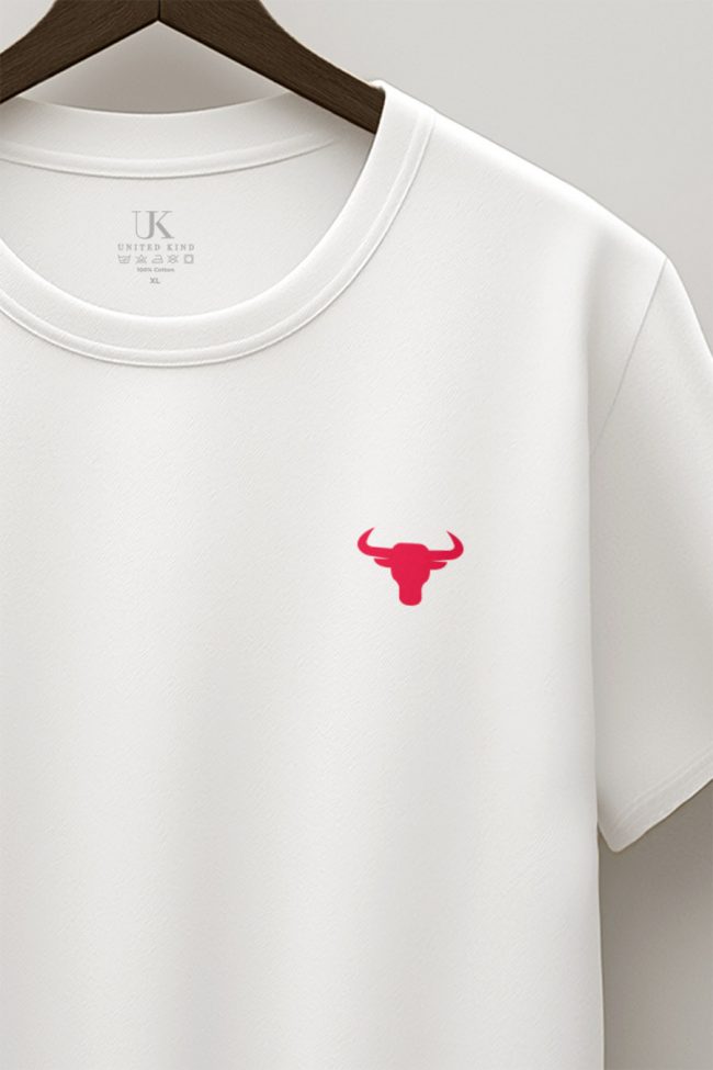 Bull Noir, T-Shirt σε Λευκό Χρώμα