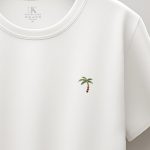 Palm Tree Vibes, T-Shirt σε Λευκό Χρώμα