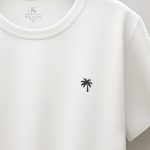 White Palm Tree, T-Shirt σε Λευκό Χρώμα