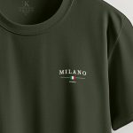 Milano Tradizione, T-Shirt σε Χακί Χρώμα