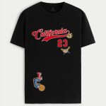 California 23 Champs, T-Shirt σε Μαύρο Χρώμα