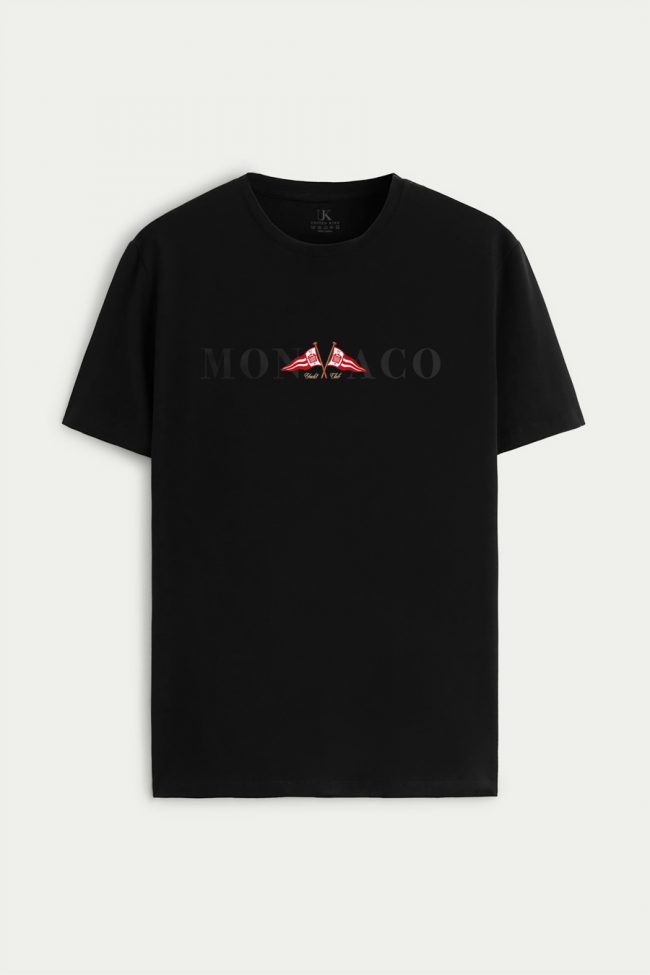 Grand Monaco, T-Shirt σε Μαύρο Χρώμα
