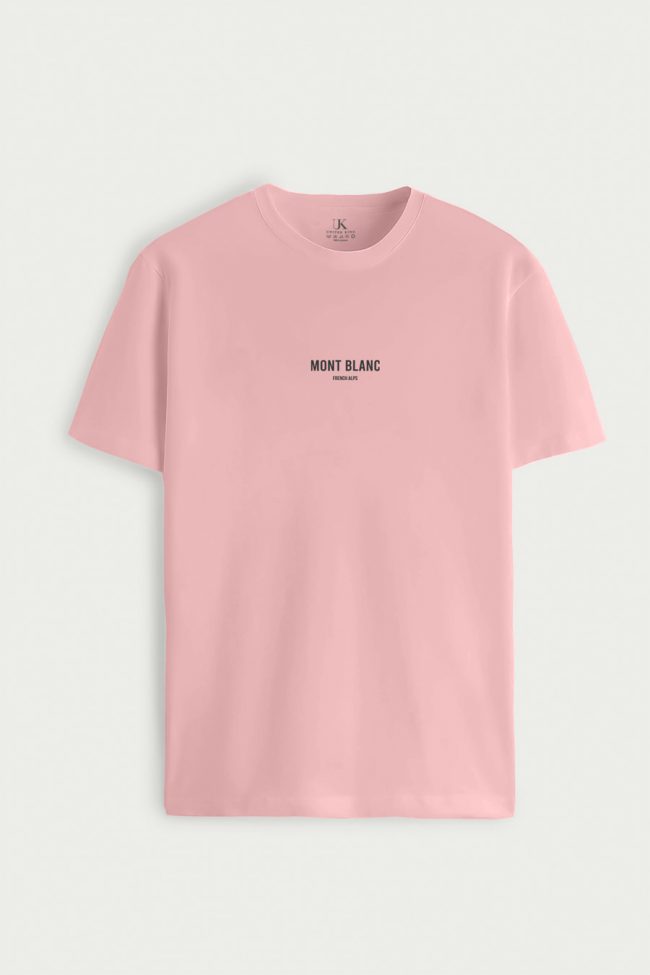 Mont Blanc Minimal, T-Shirt σε Ροζ Χρώμα