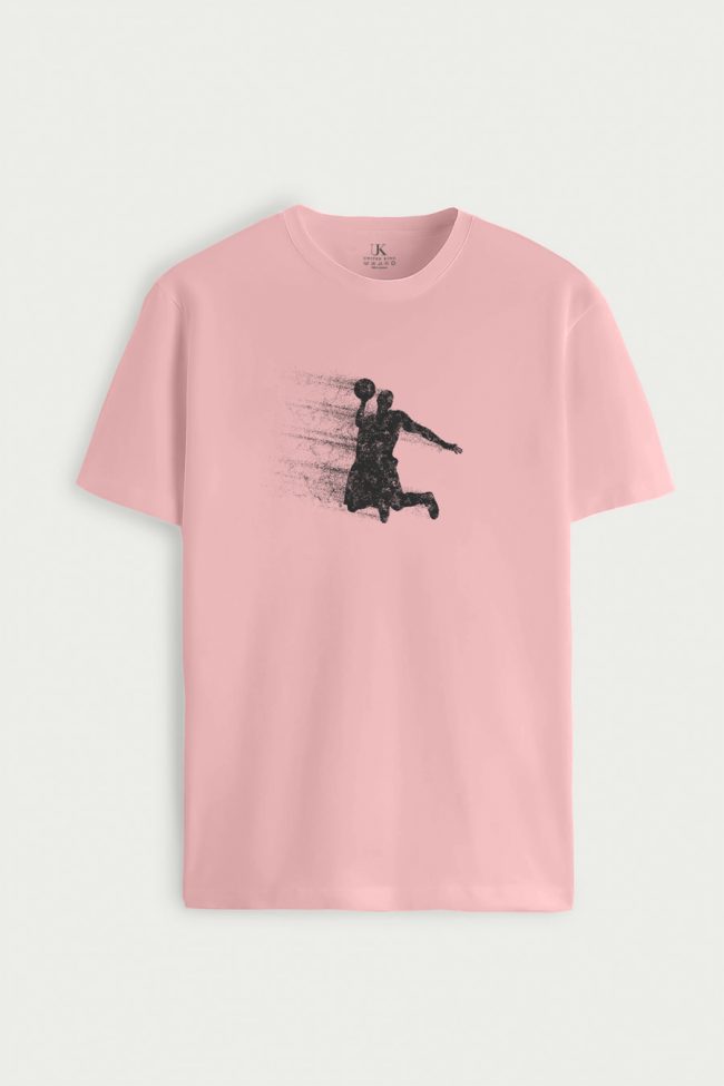 Dunking Goat, T-Shirt σε Ροζ Χρώμα