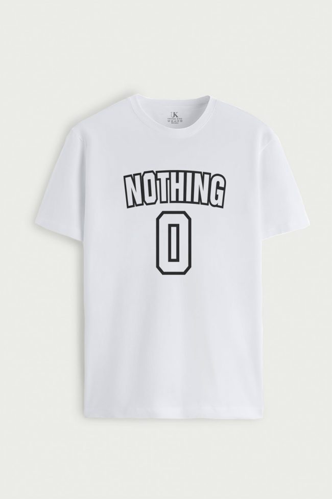 Nothing 0, T-Shirt σε Λευκό Χρώμα