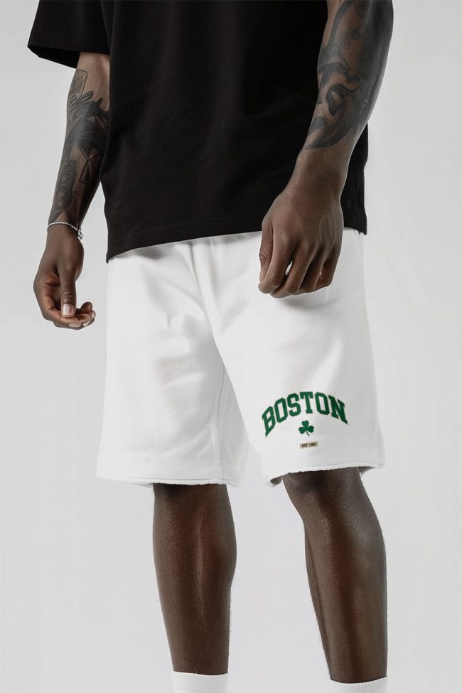 Boston Legacy, Σορτσάκι Ανδρικό σε Λευκό Χρώμα