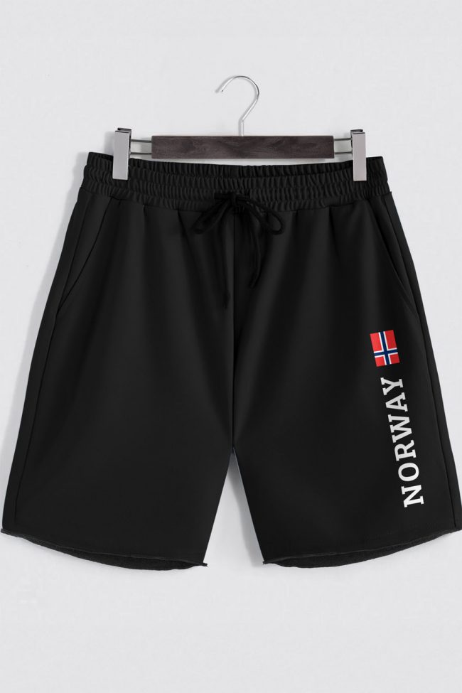 Norway Bold, Σορτσάκι Ανδρικό σε Μαύρο Χρώμα