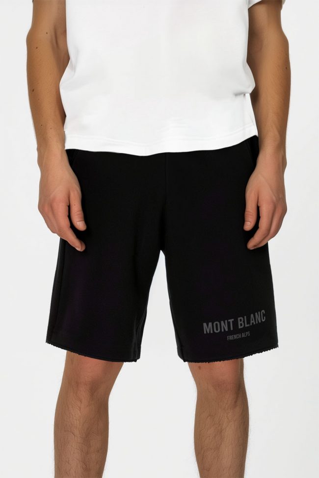 Mont Blanc Minimal, Σορτσάκι Ανδρικό σε Μαύρο Χρώμα