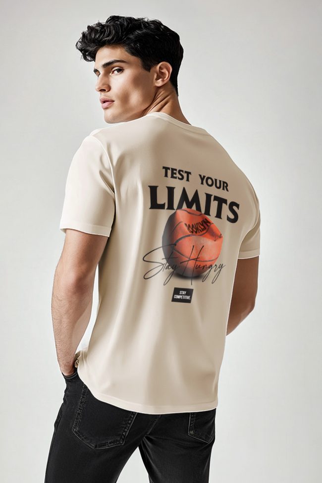 Stay Hungry, T-Shirt σε Εκρού Χρώμα