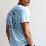 Think Outside The Box - Back, T-Shirt σε Γαλάζιο Χρώμα