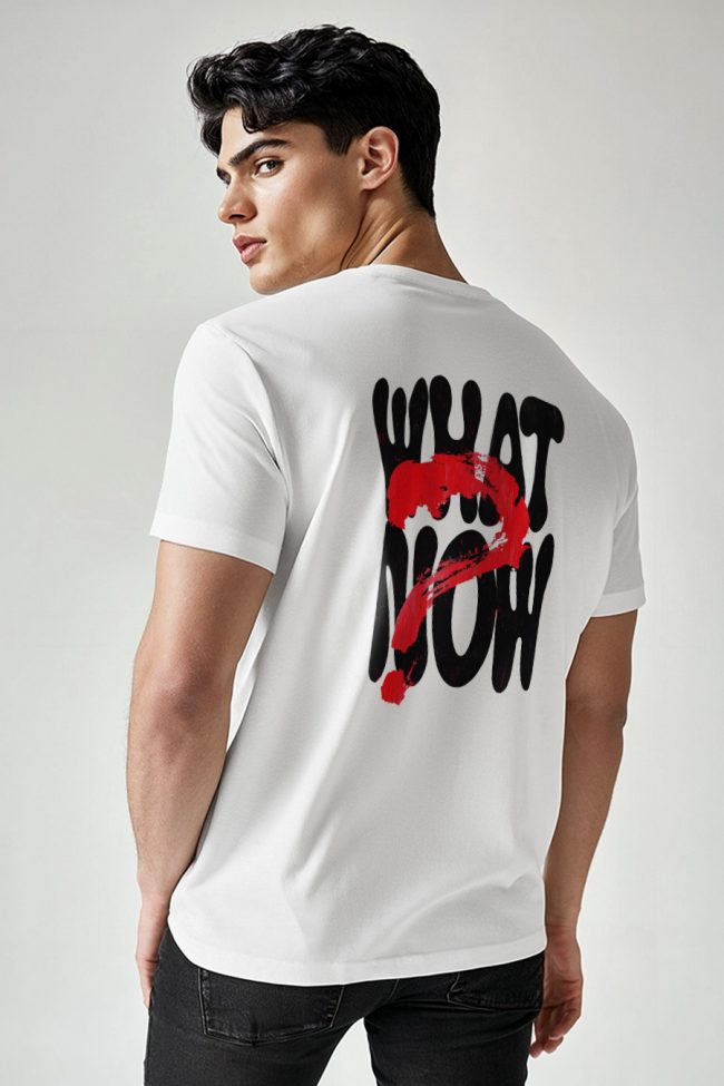 What Now, T-Shirt σε Λευκό Χρώμα