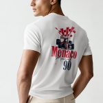 Monaco Racing 90S - Back, T-Shirt σε Λευκό Χρώμα