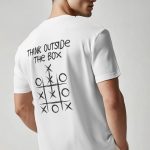 Think Outside The Box - Back, T-Shirt σε Λευκό Χρώμα