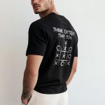 Think Outside The Box - Back, T-Shirt σε Μαύρο Χρώμα