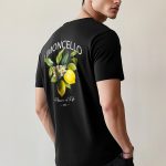 Limoncello, T-Shirt σε Μαύρο Χρώμα