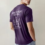Think Outside The Box - Back, T-Shirt σε Μωβ Χρώμα
