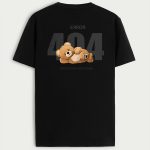 404 Error Teddy - Back, T-Shirt σε Μαύρο Χρώμα