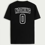 Nothing 0 - Back, T-Shirt σε Μαύρο Χρώμα