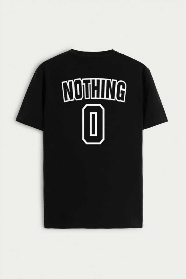 Nothing 0 - Back, T-Shirt σε Μαύρο Χρώμα