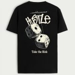 Hustle Mode, T-Shirt σε Μαύρο Χρώμα