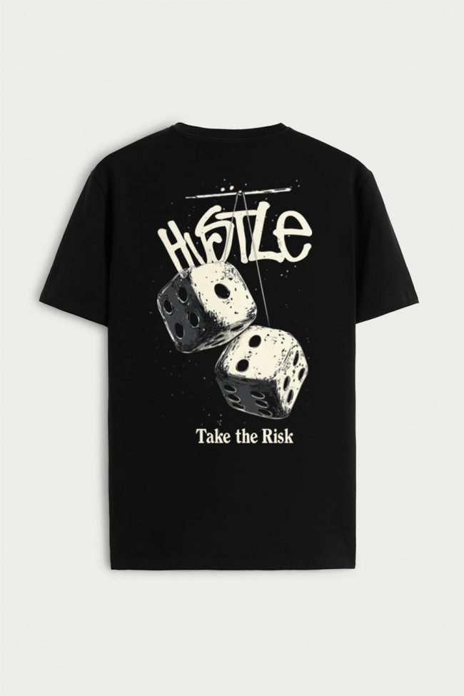 Hustle Mode, T-Shirt σε Μαύρο Χρώμα